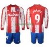 Maillot à Manches Longues Atlético Madrid Suarez 9 Domicile 2021-22 Pour Enfant